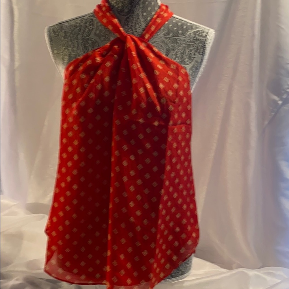 Joie “Lisie” Tropic Red Top